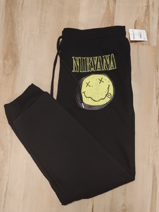 NIRVANA Other - Nirvana Smiley Face Sweatpants – Size XL | NWT